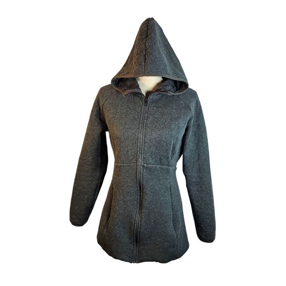 The North Face Hooded Gray Coat Zip Close Front Pockets Hood - Picture 1 of 10